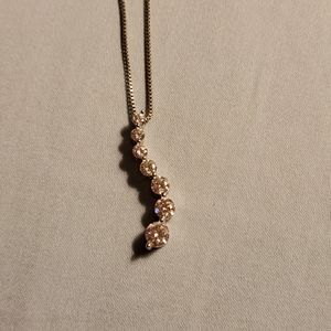 Gorgeous 14K Diamond Necklace